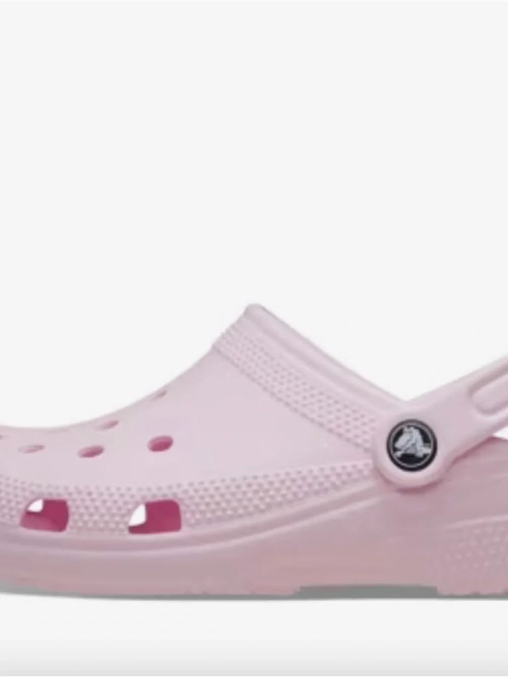 CROCS classic Kids Lightweight Clog in Light Pink